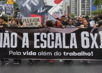 protesto contra a escala 6x1