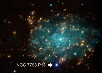 (crédito: NASA/CXC/Univ of Strasbourg/M.Pakull et al; ESO/VLT/Univ of Strasbourg/M.Pakull et al; NOAO/AURA/NSF/CTIO 1.5m)