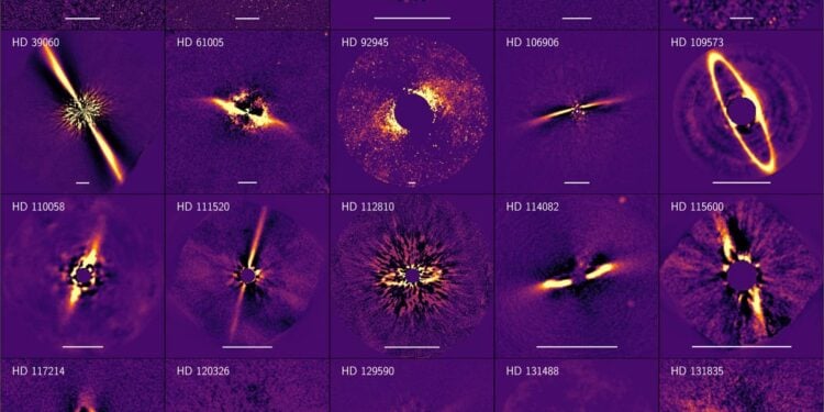 Registro de criação de 51 planetas fora do Sistema Solar é fascinante - Imagem: Divulgação/Engler et al./SPHERE Consortium/ESO