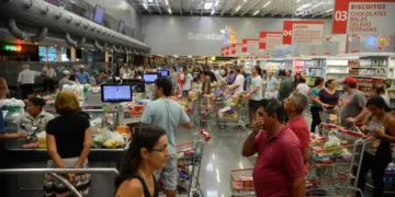 Pagamento em supermercados começa a ter possibilidade de parcelamento - Imagem: Tânia Rêgo/Agência Brasil