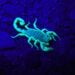 Descubra por que certos animais brilham na natureza sob luz ultravioleta