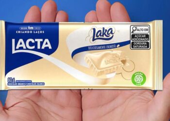 Chocolate Laka da Lacta sai das prateleiras às pressas após erro - Imagem: Divulgação/Lacta