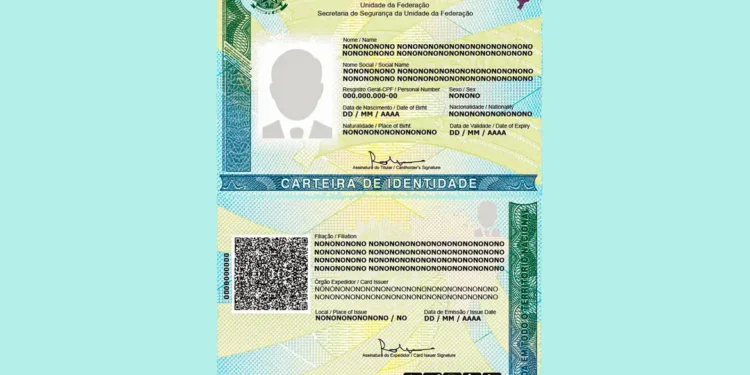 Detran vai emitir a nova Carteira de Identidade para milhares de brasileiros - Imagem: Ministério da Justiça/Divulgação