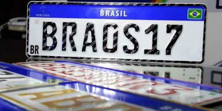 placa Mercosul