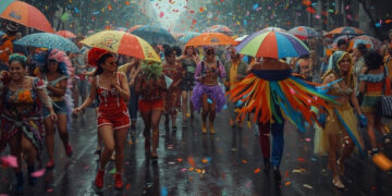 Frente fria combinada com sistemas tropicais deve mudar clima na semana do Carnaval