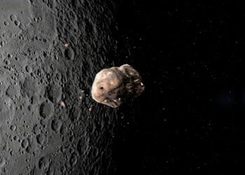 Objeto espacial na rota da Lua em 2032 deve colidir com satélite natural