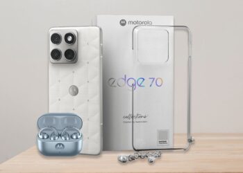 Motorola anuncia linha Edge 70 com novos acessórios de som premium