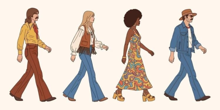 Estilo dos anos 70 ressurge com força após anos no esquecimento