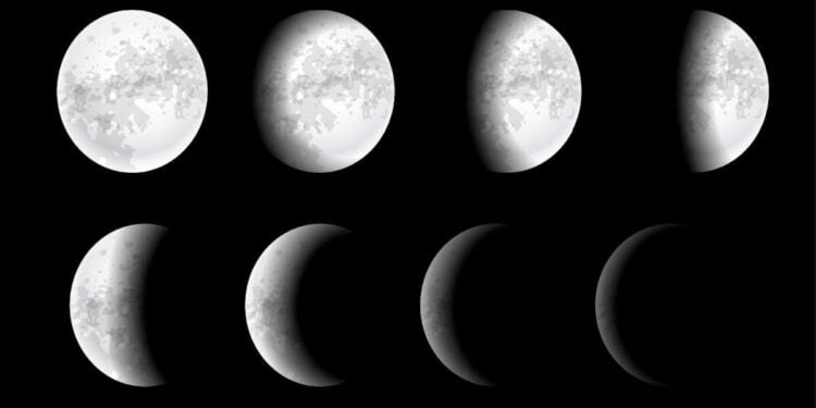 Fases da Lua - Reprodução