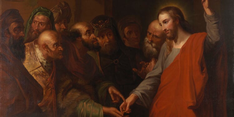 Tributo monetário (segundo Peter Paul Rubens, c. 1611)
Thomas Sully