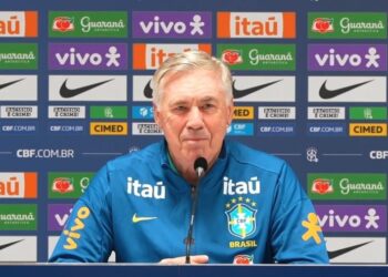 Carlo Ancelotti, técnico da seleção brasileira - Imagem: Reprodução/CBF