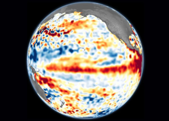 Fênomeno El Niño capturado pela Nasa  • Sentinel-6 Michael Freilich/Nasa