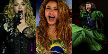 Madonna, Shakira e Lady Gaga - Reprodução