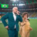 Veja o vídeo do show de Belo e Alcione antes do jogo Brasil x Panamá