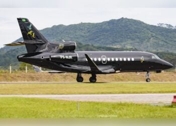 Falcon 900EX - Foto: Popinga Aviation/@popinga.aviation/nstagram