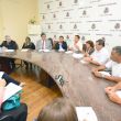 vereadores representantes da policia civil e o deputado isauro calais participaram da entrevista para divulgacao do relatorio