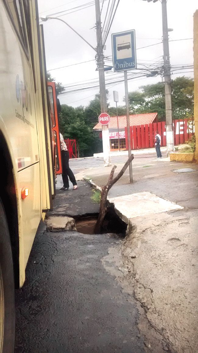 Boca de lobo coloca pedestres em risco 2 galho de arvore marca boca de lobo no aeroporto eduardo maia