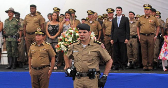 PM realiza troca de comando conjunta 2 tenente coronel wagner eustaquio assumiu o comando da 4a regiao da pm em solenidade no expominas leonardo costa02 02 16