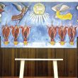 detalhe do mural apocalipse de emeric marcier executado em 1953 na capela do cenaculo roberto fulgencio