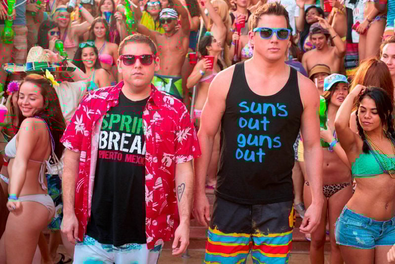 DIVULGAÇÃO Jonah Hill e Channing Tatum curtem as dores e as delícias da universidade em