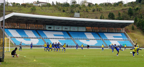 UFJF polariza esporte na cidade 8 Tupi treinou rotineiramente na Faefid durante reforma do Estádio Municipal