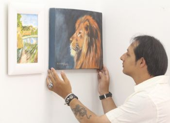 Arte profunda 5 Fabrício Macedo assina pintura e desenhos