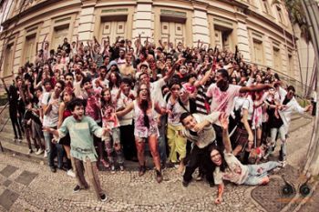 RAPHAELA CAMPOS/ DIVULGAÇÃO Primeira edição do evento, em 2012, reuniu cerca de 300 pessoas no Parque Halfeld