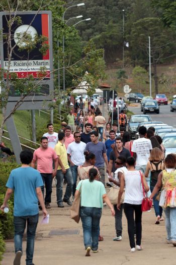 FERNANDO PRIAMO/08-11-14 Primeiro dia foi tranquilo no trânsito e locais de prova de Juiz de Fora