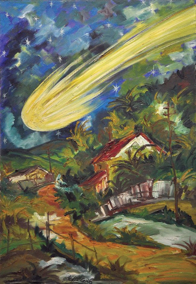 cometa de renato stehling encerra o calendario