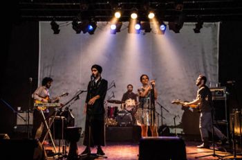 DANIEL CANDIAN/DIVULGAÇÃO Mineiros do Aguardela apresentam sua mistura de sons no Café Muzik