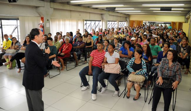 Custódio Mattos esteve no sorteio de Belo Valle II