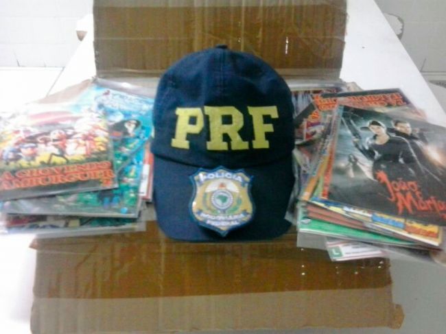 Divulgação PRF Veículo foi abordado no pedágio de Simão Pereira