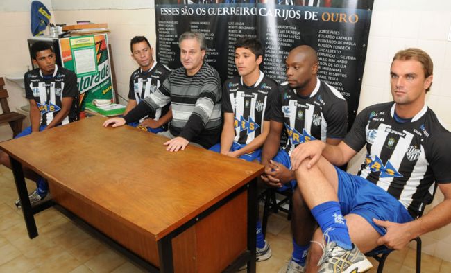 Marcelo Ribeiro Atletas foram apresentados em entrevista coletiva