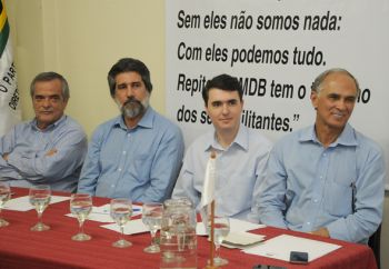 Marcelo Ribeiro/12-05-2012 Antônio Júlio, Valdir Raupp, Bruno Siqueira e Antônio Andrade