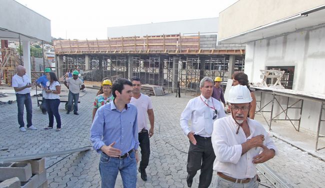 Bruno Siqueira conferiu as obras no complexo no Bairro São Dimas