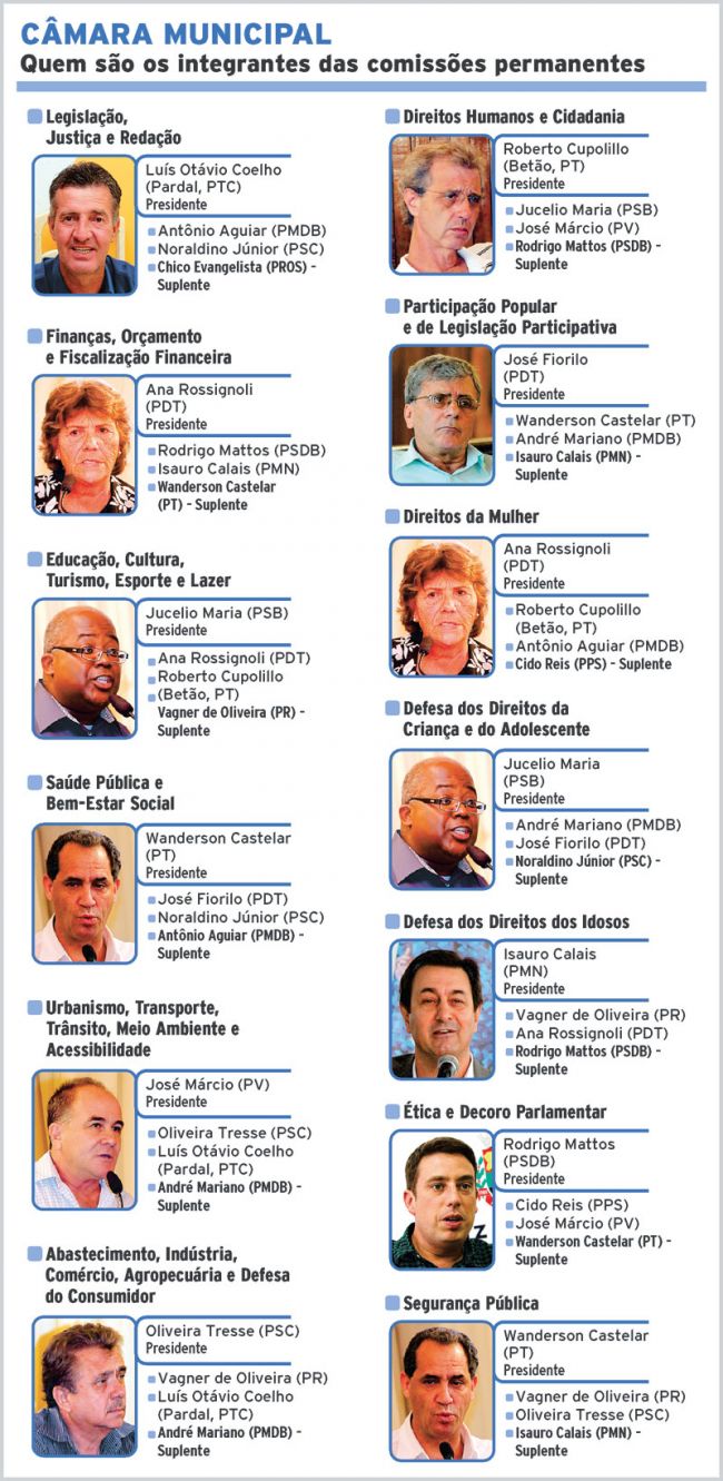 Definidas as lideranças das 13 comissões 2 1919806631