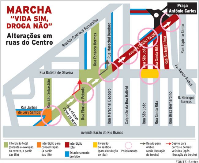 Trânsito interditado para marcha contra as drogas 2 1921854591