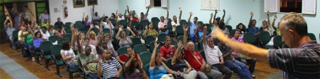 Em votação, categoria decide recorre de sentença