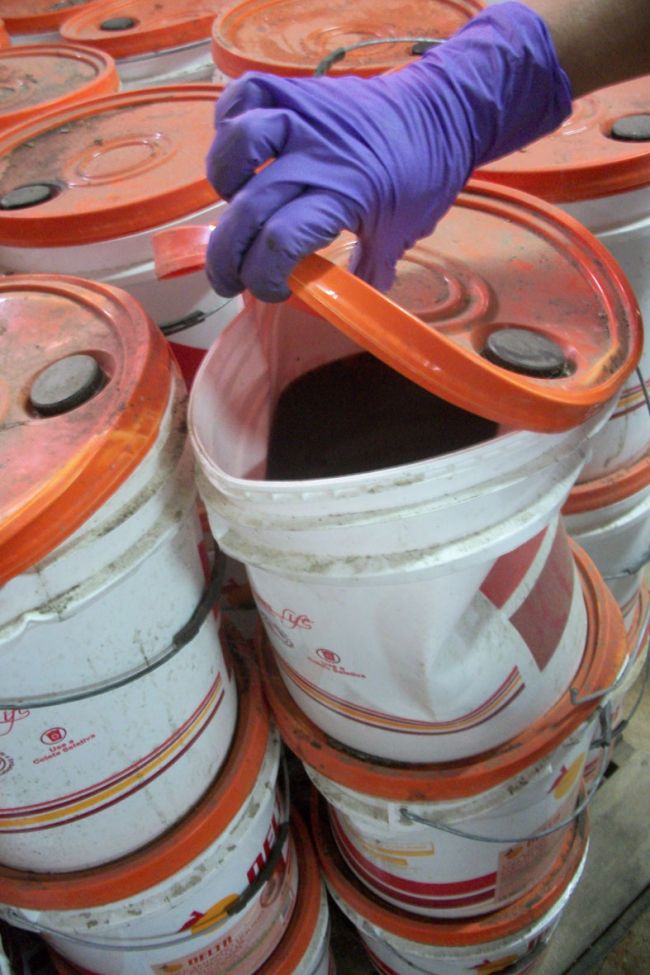 Produtos foram inutilizados no aterro sanitário