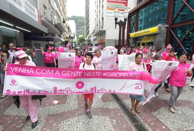 Campanha alertou sobre o câncer de mama