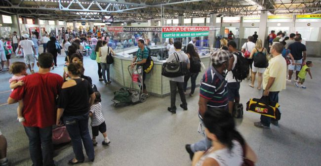 Segundo a Sinart, 80 mil passageiros devem passar pelo terminal no carnaval