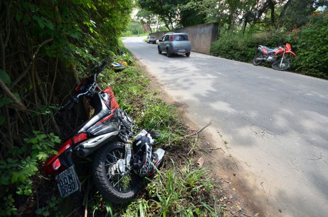 Acidente aconteceu na Estrada Elias José Mockdeci