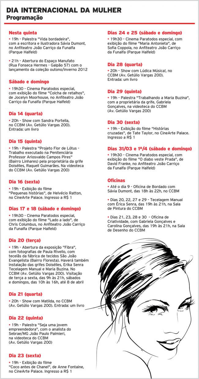 Dia Internacional da Mulher - Programação 4 2194640063