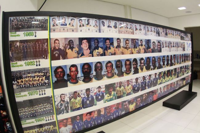 Fernando Priamo/13-12-12 A exposição retrata os momentos mais marcantes da história da Seleção Brasileira.