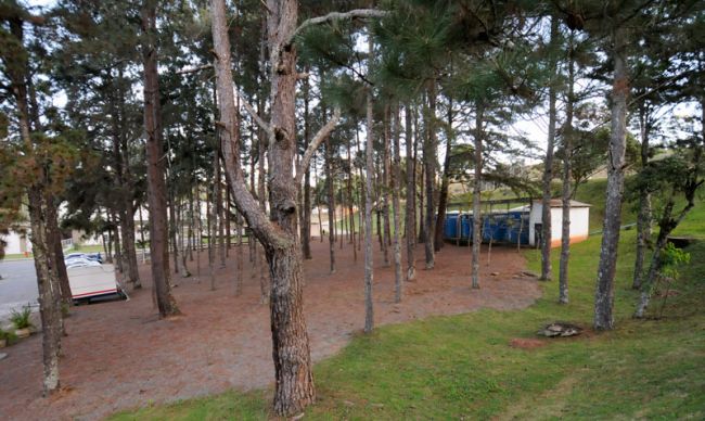 Local onde será erguido o ginásio na Faefid