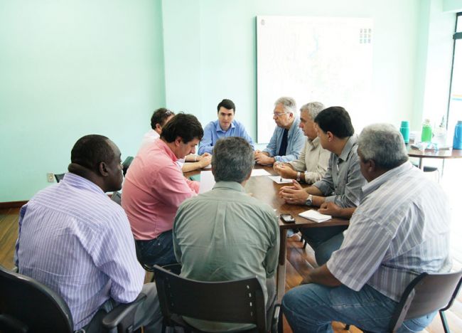 Bruno se reuniu com o secretariado municipal
