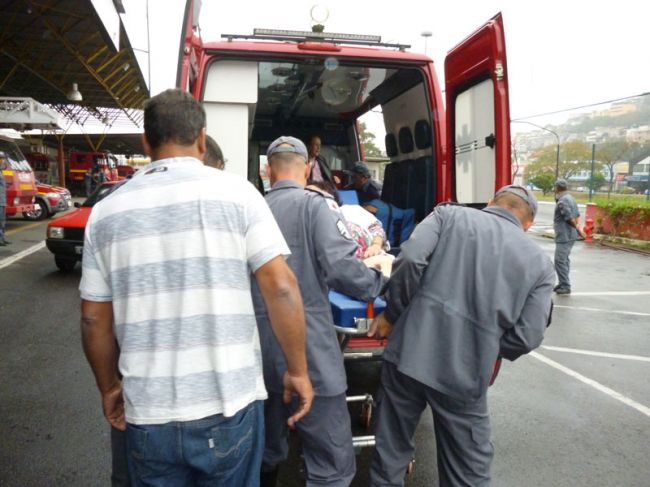 Bombeiros Moradora de Santos Dumont estava no 7º mês
