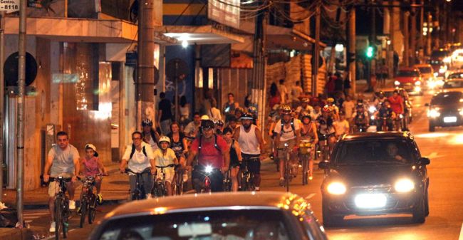 secretário de Transportes, Rodrigo Tortorielo, também fez o trajeto de bicicleta
