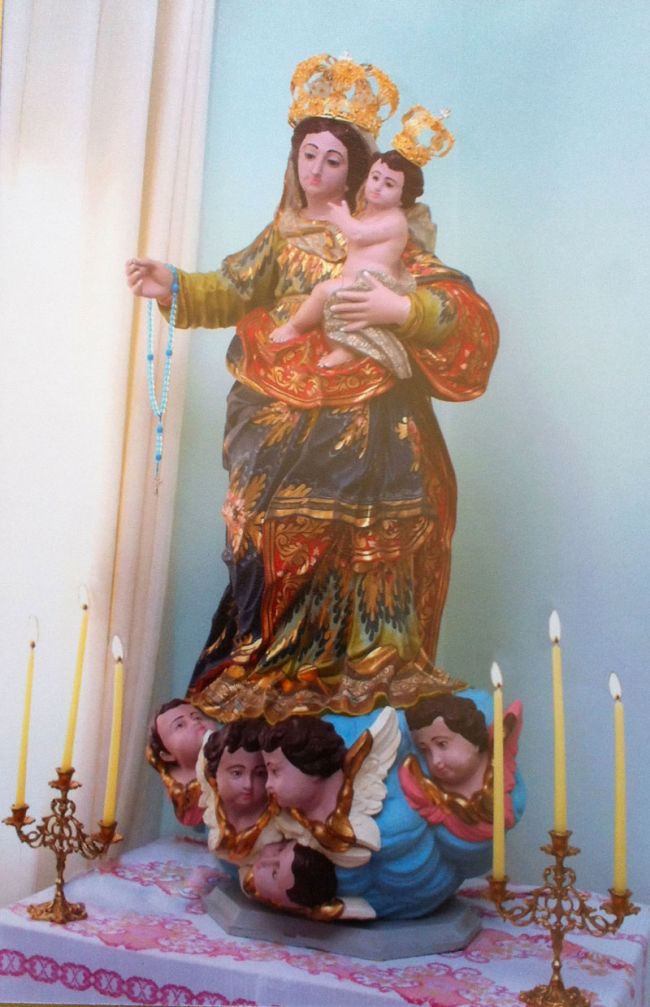 Reprodução Bárbara Riolino Imagem centenária da padroeira Nossa Senhora do Livramento