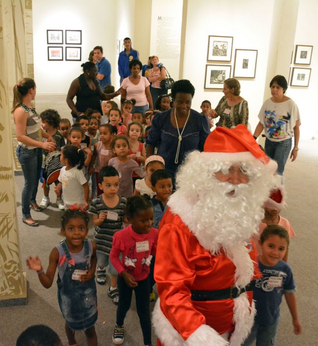 Clima de Natal invadiu agência da Rua Marechal Deodoro